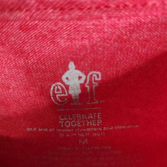 Elf Mens Cotton Headed Ninny Muggins Short Sleeve Tee Size Medium - Picture 5 of 5